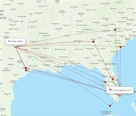 Flights From Dallas To Fort Lauderdale Dfw To Fll Airlines Amp Best Routes Flight Routes