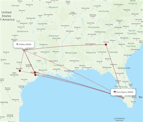 Flights From Fort Myers To Dallas Rsw To Dfw Airlines Amp Best Routes Flight Routes