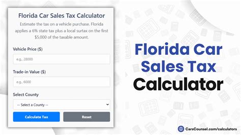 Florida Car Sales Tax