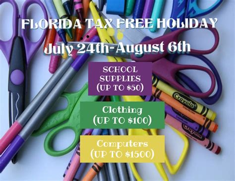 Florida Tax Free Days