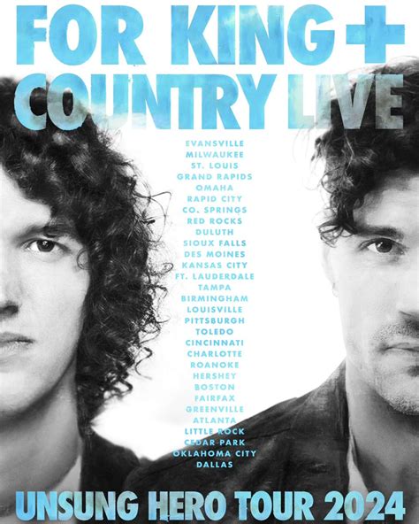 Explore the Majesty of the for King and Country Tour