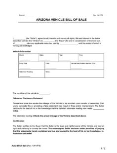 Free Arizona Motor Vehicle Bill Of Sale Form Pdf Word Free Arizona Motor Vehicle Bill Of Sale Form Pdf Word