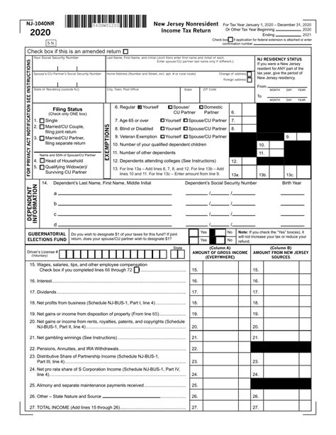 Free Form Nj 1040Nr Income Tax Nonresident Return Forms Lawyer Contract Template Laws Com Free Form Nj 1040Nr Income Tax Nonresident Return Forms Lawyer Contract Template Laws Com