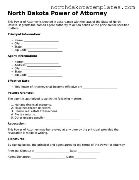 Free North Dakota Tax Power Of Attorney Form Pdf Free North Dakota Tax Power Of Attorney Form Pdf