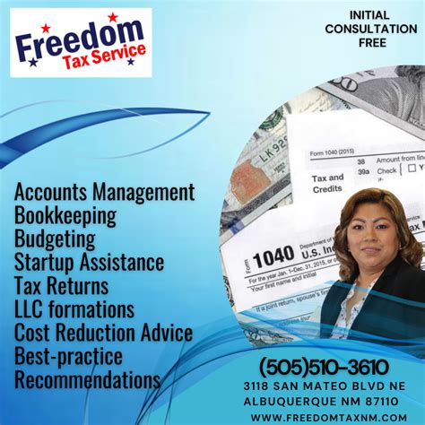 Freedom Tax Service Updated August 2025 21 Photos 3118 San Mateo Blvd Ne Albuquerque New Mexico Tax Services Phone Number Yelp