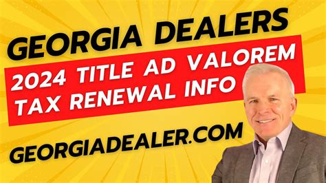 Ga Title Ad Valorem Tax