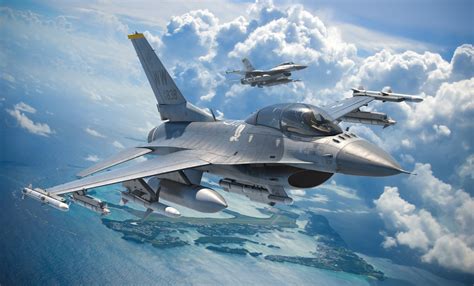 General Dynamics F 16 Fighting Falcon Hd Wallpaper