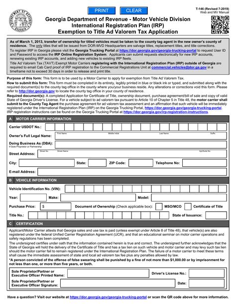 Georgia Dmv Ad Valorem Tax