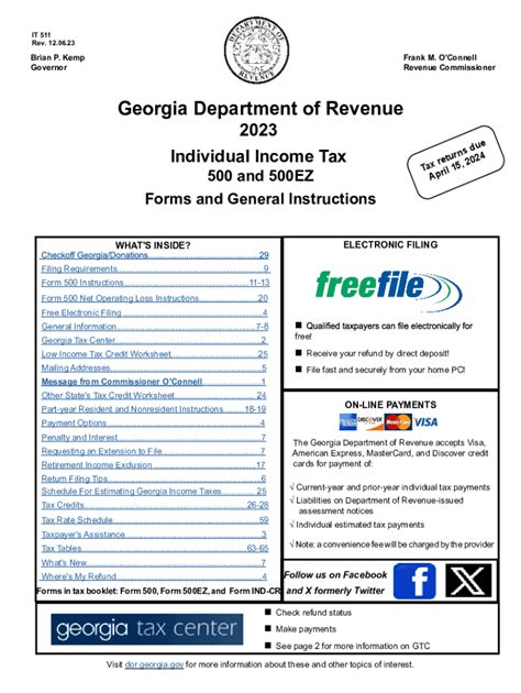 Georgia Income Tax Payment