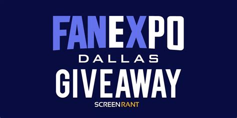 Giveaway Win A Pair Of 3 Day Passes To Fan Expo Dallas Giveaway Win A Pair Of 3 Day Passes To Fan Expo Dallas