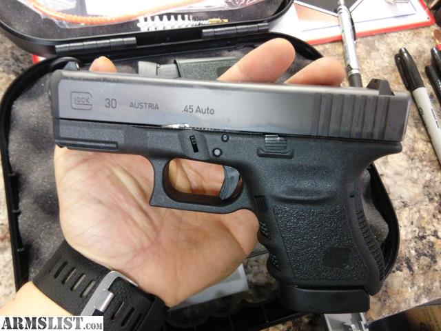 Glock 30Sf Gen3 Semi Automatic 45 Acp 3 78 Amp Quot Barrel 10 1 Rounds Sportsman Amp 39 S Guide