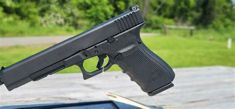 Glock 40 Mos Gen 4 10Mm Semi Auto Pistol 6 02 Amp Quot Barrel 15 Rounds Optics Ready Duke Amp 39 S Sport