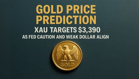 Gold Price Prediction Xau Targets 3 390 As Fed Caution And Weak Dollar Align Forex News By Fx Leaders