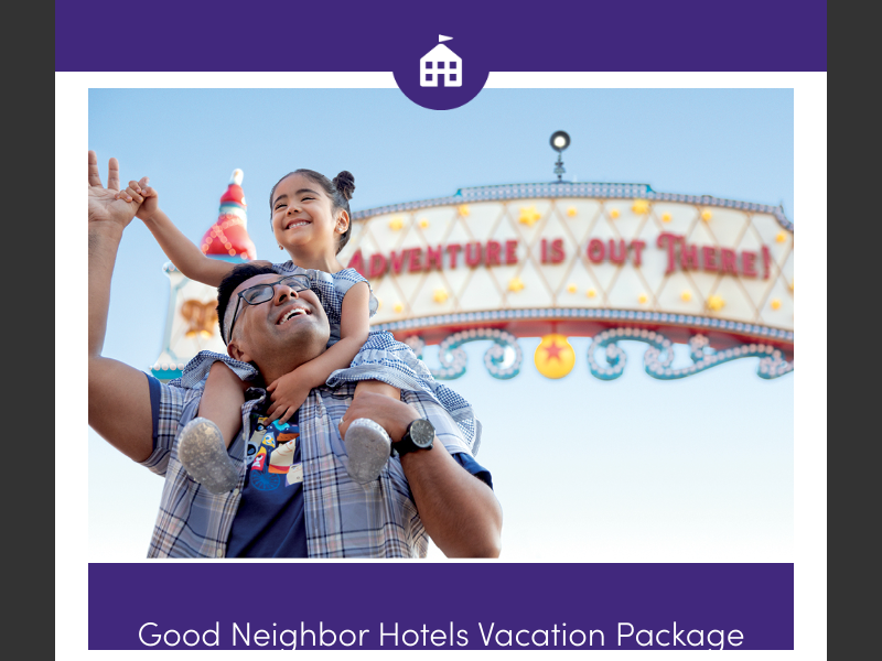 Good Neighbor Hotel Package Disneyland Resort