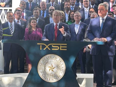 Gov Abbott Announces Plans For A Texas Stock Exchange Based In Dallas