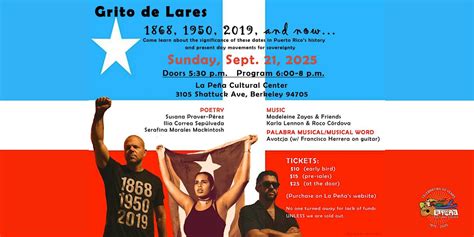 Grito De Lares 2025 Music Poetry History La Pe A Cultural Center Grito De Lares 2025 Music Poetry History La Pe A Cultural Center