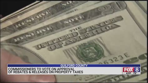 Guilford County Commissioners To Vote On Approval Of Rebates Releases On Property Taxes
