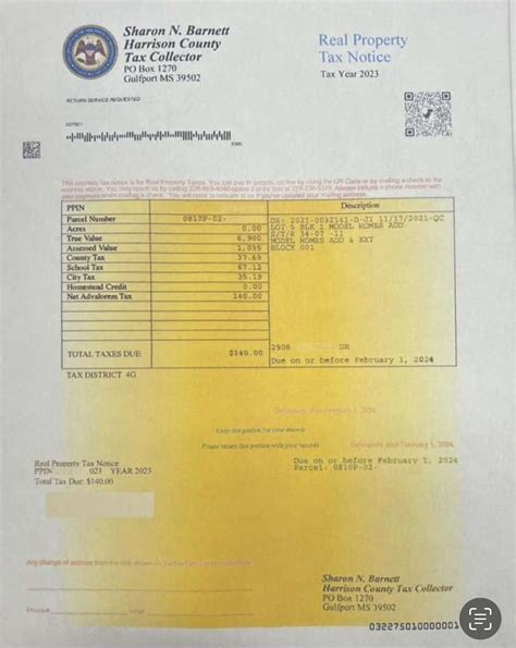 Harrison County Tax Collector Mailing New Property Tax Statements To Residents Wxxv News 25