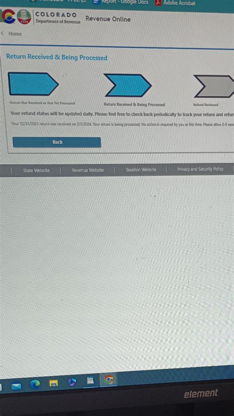 Has Anyone Seen Their Colorado Tax Return Process Yet R Coloradosprings