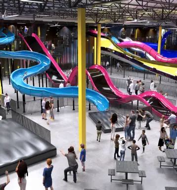 Have High Slidin Fun At Slickcitydenton This New Indoor Action Park Has Everything You Need For A Day Of Fun And Arlington Is Getting Its Own Slick City In 2025 Slick City Features