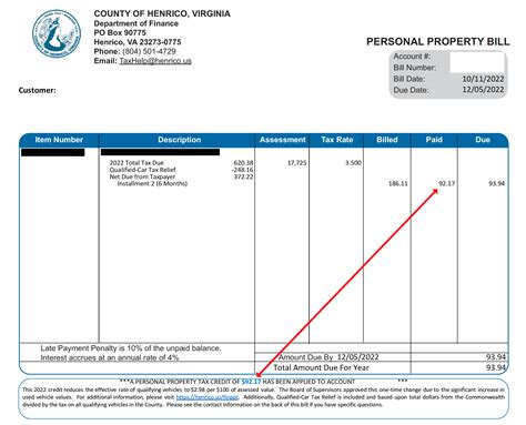 Henrico Personal Property Tax Bill Do I Owe 0 Or 88 91 R Rva