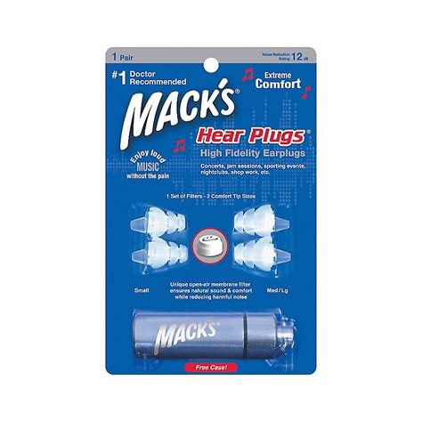 High Fidelity Ear Plugs For Music Events Mack S Ear Plugs High Fidelity Ear Plugs For Music Events Mack S Ear Plugs