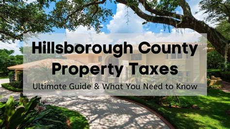 Hillsborough Pasco Counties Property Tax For Schools