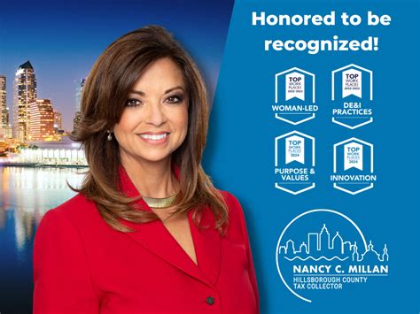 Hillsborough Tax Collector On X Important Announcement From Nancy C Millan Hillsborough County Tax Collector I Am Very Pleased To Announce That Jennifer Castro Will Be Rejoining Teamhctc As Chief Deputy