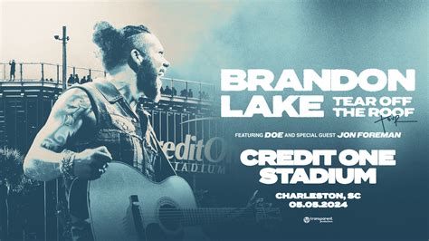 Homegrown Musician Brandon Lake To Bring Tear Off The Roof Tour To Daniel Island S Credit One Stadium Wcbd News 2