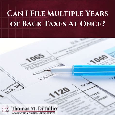 How Can I File Past Years Taxes