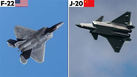 How China S J 20 Stacks Up To Usa S F 22 Fighter Jet