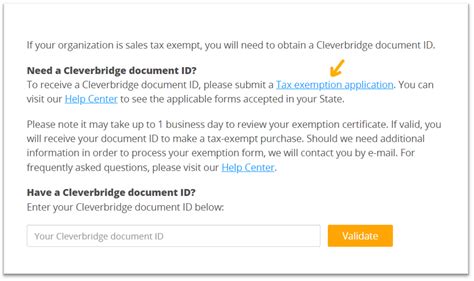 How Do I Fill Out My Online Tax Exempt Application Cleverbridge Help Support