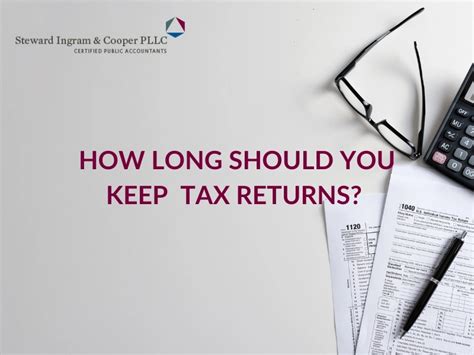 How Long To Keep Tax Returns And Records