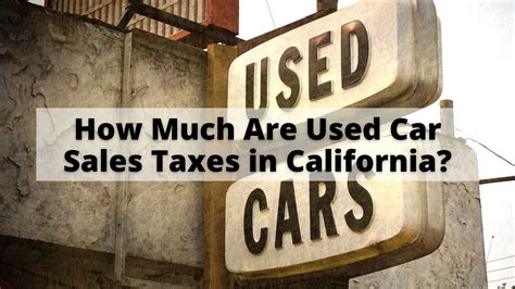 How Much Are Used Car Sales Taxes In Colorado