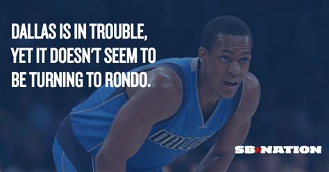 How Rajon Rondo S Time With The Mavericks Turned Into A Disaster Sb Nation
