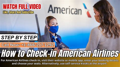 How To Check In American Airlines Step By Step International Flight Youtube