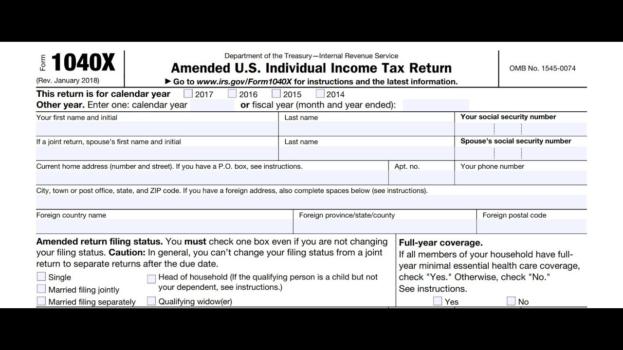 How To Correct Tax Return