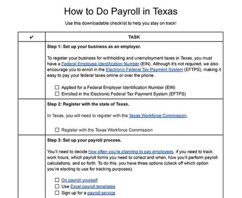 How To Do Payroll In Texas What Employers Need To Know