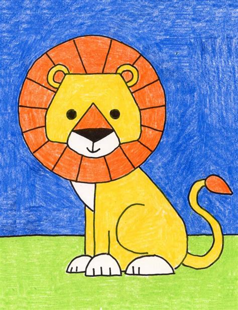 How To Draw A Lion Drawing Projects For Kids How To Draw A Lion Drawing Projects For Kids