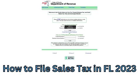 How To File Florida Sales Tax Youtube How To File Florida Sales Tax Youtube
