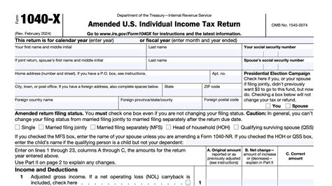 How To File Form 1040 X Instructions To Amend Your Tax How To File Form 1040 X Instructions To Amend Your Tax
