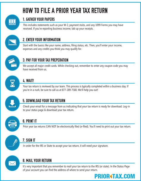 How To File Prior Year Taxes Online Priortax How To File Prior Year Taxes Online Priortax