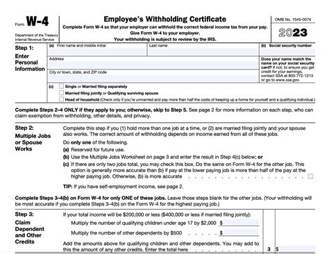 How To Fill Out An Exempt W4 Form 2023 Money Instructor