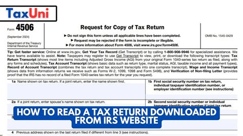 How To Get Previous Tax Returns