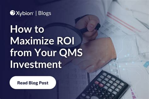 How To Maximize Roi From Your Qms Investment Xybion Digital How To Maximize Roi From Your Qms Investment Xybion Digital