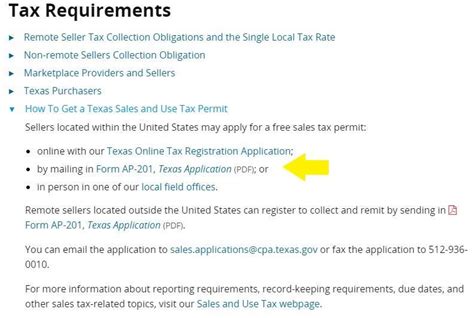 How To Register For A Sales Tax Permit In Texas Taxvalet How To Register For A Sales Tax Permit In Texas Taxvalet