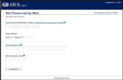 How To Request A Tax Transcript Indiana University Kokomo
