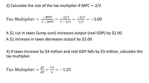 How To Solve All Kinds Of Tax Multiplier Problems How To Solve All Kinds Of Tax Multiplier Problems