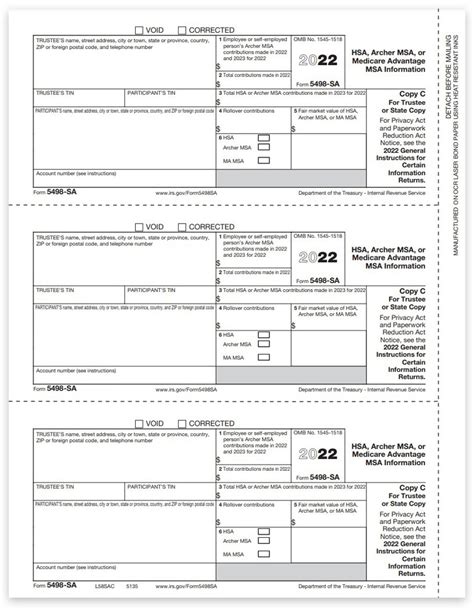 Hsa Tax Forms