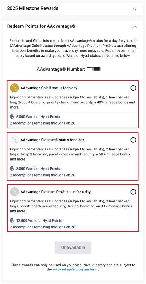 Hyatt S American Airlines Status For A Day Awards Now Available Using Points Loyaltylobby